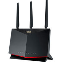 ASUS - Dual Band WiFi 6 Gaming Router, 802.11ax, Mobile Game Mode, Free Internet Security, Mesh WiF