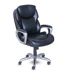 Serta - My Fit Executive Office Chair with Active Lumbar Support - Black