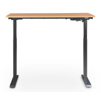 Serta - Creativity Electric Height Adjustable Standing Desk - Light Brown