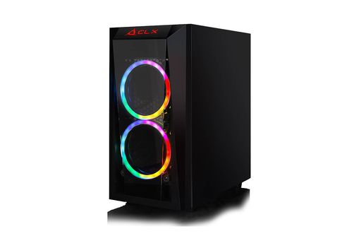 CLX - SET Gaming Desktop - Intel Core i7 10700 - 16GB Memory - NVIDIA GeForce RTX 3060 Ti - 240GB S