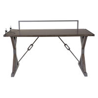 OSP Home Furnishings - Creator Instructable Desk in - Grey