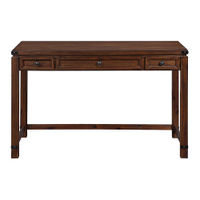 OSP Home Furnishings - Baton Rouge Desk - Brushed Walnut