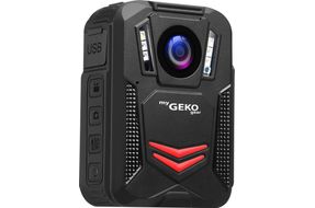 myGEKOgear - Aegis 300 1440p Body Camera Infrared Lights Water Resistance Password Protected GPS &