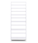 Simpli Home - Acadian Solid Wood 72 inch x 30 inch Rustic Bookcase - White