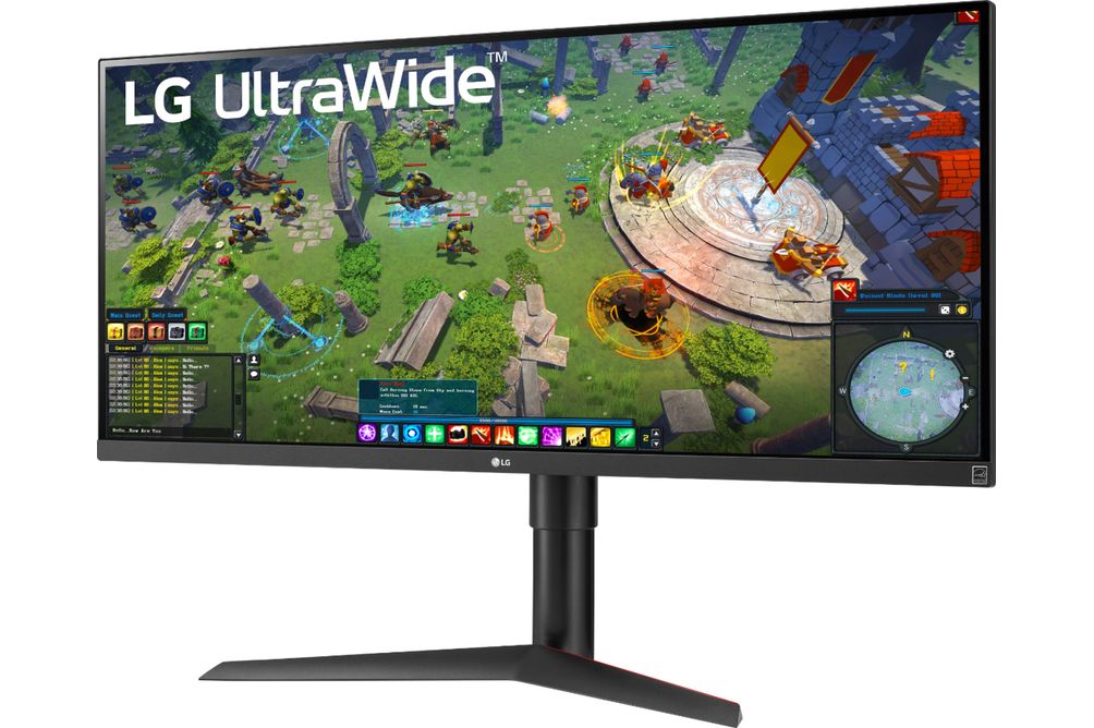 LG - 34 UltraWide FHD HDR 75Hz FreeSync Monitor (USB) - Black