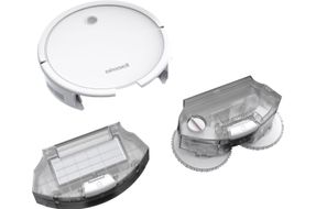 BISSELL - SpinWave Wet and Dry Robotic Vacuum - Pearl White