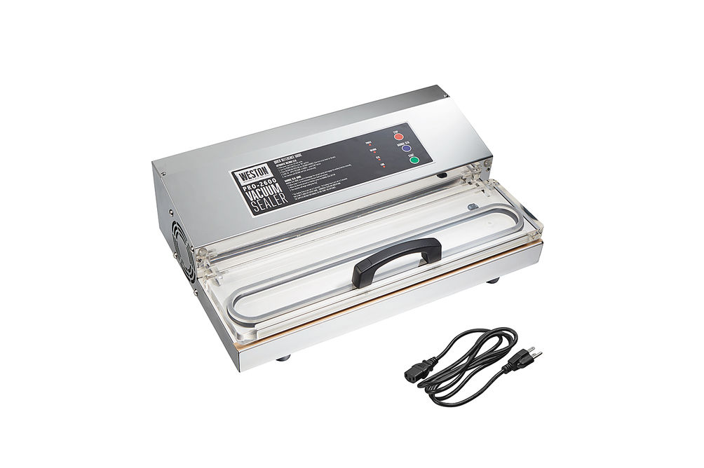 Weston - Pro-2600 Commercial Grade Stainless Steel Vacuum Sealer - STAINLESS STEEL