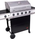 Char-Broil Performance Series 5-Burner Gas Grill with Cabinet - Stainless Steel and Black