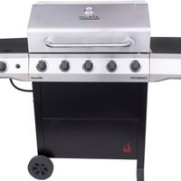 Char-Broil Performance Series 5-Burner Gas Grill with Cabinet - Stainless Steel and Black