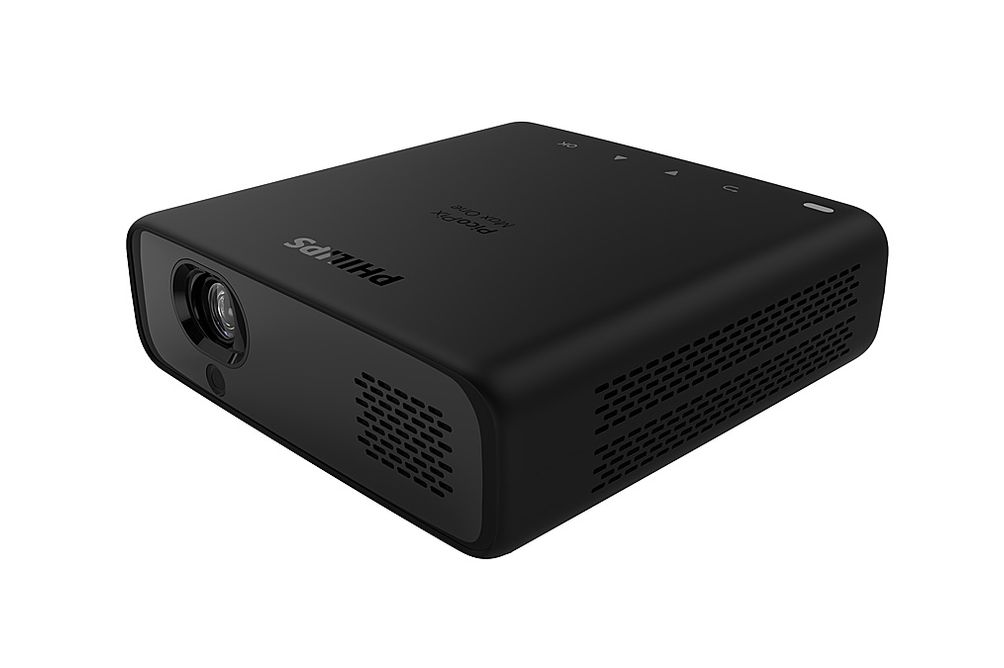 Philips - PicoPix Max One, Pico Projector, LED DLP, 5h Battery Life, HDMI, USB-C - Black