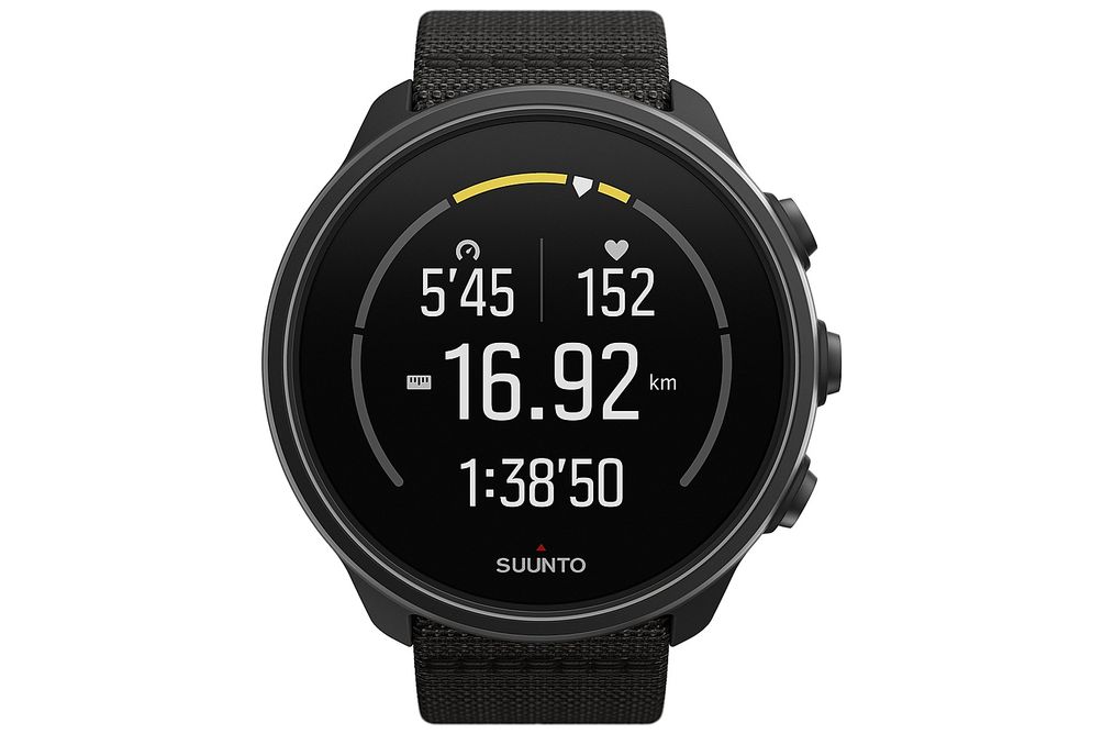 SUUNTO - 9 Baro Titanium Outdoor/Sports Adventure Tracking Connected Watch with GPS and Heart Rate