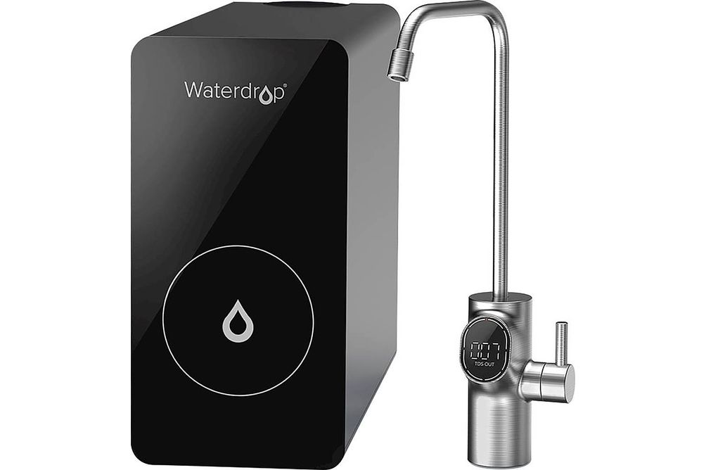 Waterdrop - 600GPD D6 Reverse Osmosis Water Filter System - Black