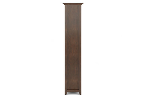 Simpli Home - Amherst 5 Shelf Bookcase - Russet Brown