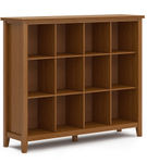 Simpli Home - Artisan 12 Cube Storage - Honey Brown