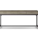 Simpli Home - Banting Mid Century Wide Desk - Distressed Grey