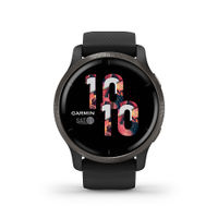 Garmin - Venu 2 GPS Smartwatch 45 mm Fiber-Reinforced Polymer - Slate/Black