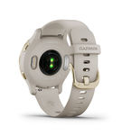 Garmin - Venu 2S GPS Smartwatch 40 mm Fiber-Reinforced Polymer - Light Gold Bezel with Light Sand C