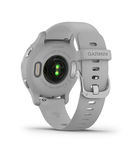 Garmin - Venu 2S GPS Smartwatch 40 mm Fiber-Reinforced Polymer - Silver Bezel with Mist Gray Case