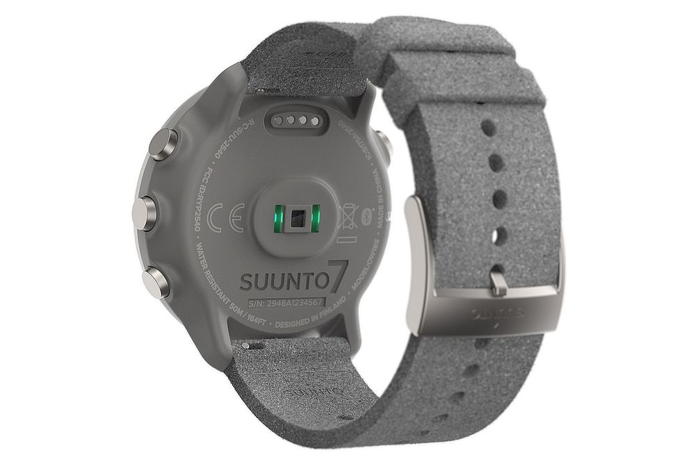 SUUNTO - 7 Titanium Sport Smartwatch GPS and Heart Rate Monitor - Stone Gray