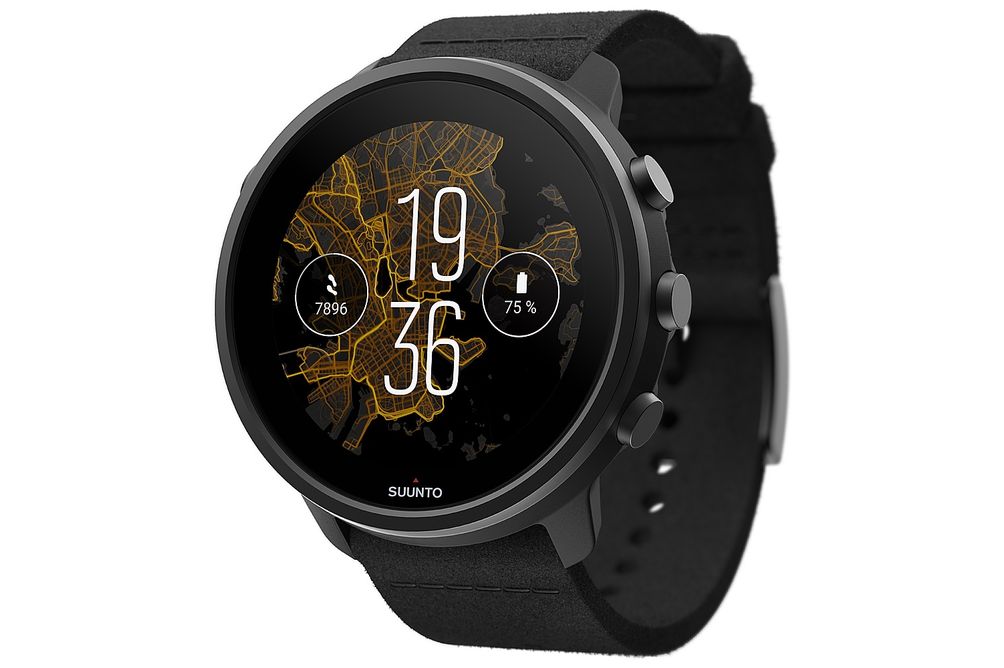 SUUNTO - 7 Titanium Sport Smartwatch GPS and Heart Rate Monitor - Matte Black