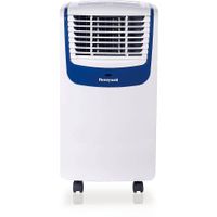 Honeywell - White/Blue 9,100 BTU Portable Air Conditioner - White/Blue