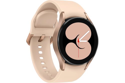 Samsung - Galaxy Watch4 Aluminum Smartwatch 40mm LTE - Gold