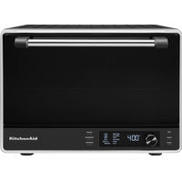 KitchenAid - 1 Cu. Ft. Dual Convection Countertop Toaster Oven with Air Fry - Black Matte