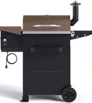 Z GRILLS - 600D Wood Pellet Grill and Smoker with Cabinet Storage - Bronze