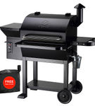 Z GRILLS - 10002B Wood Pellet Grill and Smoker - Black