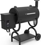 Z GRILLS - 550B Wood Pellet Grill and Smoker - Black
