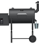 Z GRILLS - 550B Wood Pellet Grill and Smoker - Black