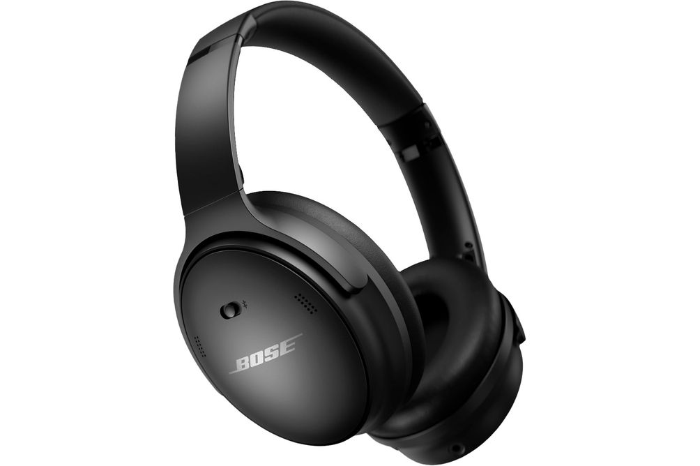 Bose - QuietComfort 45 Wireless Noise Cancelling Over-the-Ear Headphones - Triple Black