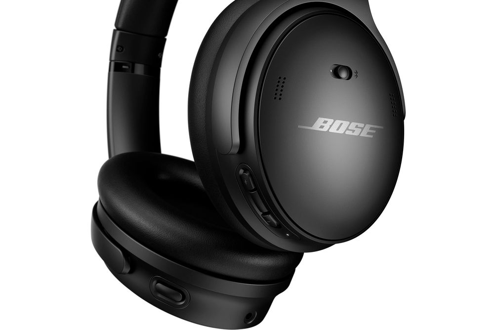 Bose - QuietComfort 45 Wireless Noise Cancelling Over-the-Ear Headphones - Triple Black