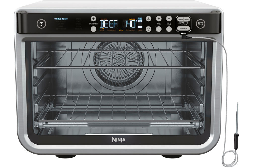 Ninja - Foodi 10-in-1 Smart XL Air Fry Oven, Countertop Convection Oven with Dehydrate & Reheat Cap