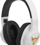 JBL - Under Armour Project Rock Wireless Over-the-Ear Headphones - White