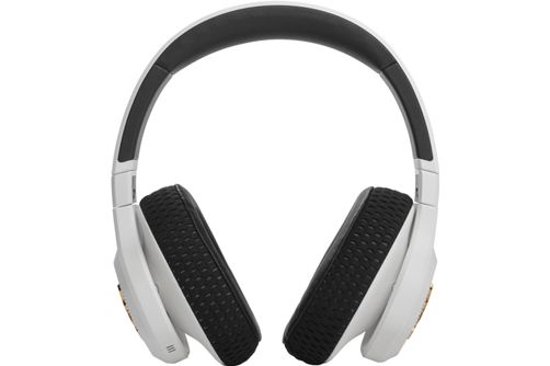 JBL - Under Armour Project Rock Wireless Over-the-Ear Headphones - White