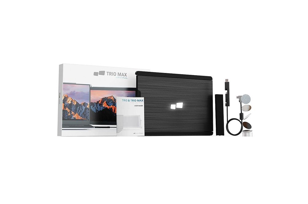 Mobile Pixels - Trio Max Portable LCD Monitor, 14'' Full HD IPS (Single Pack Monitor) - Black