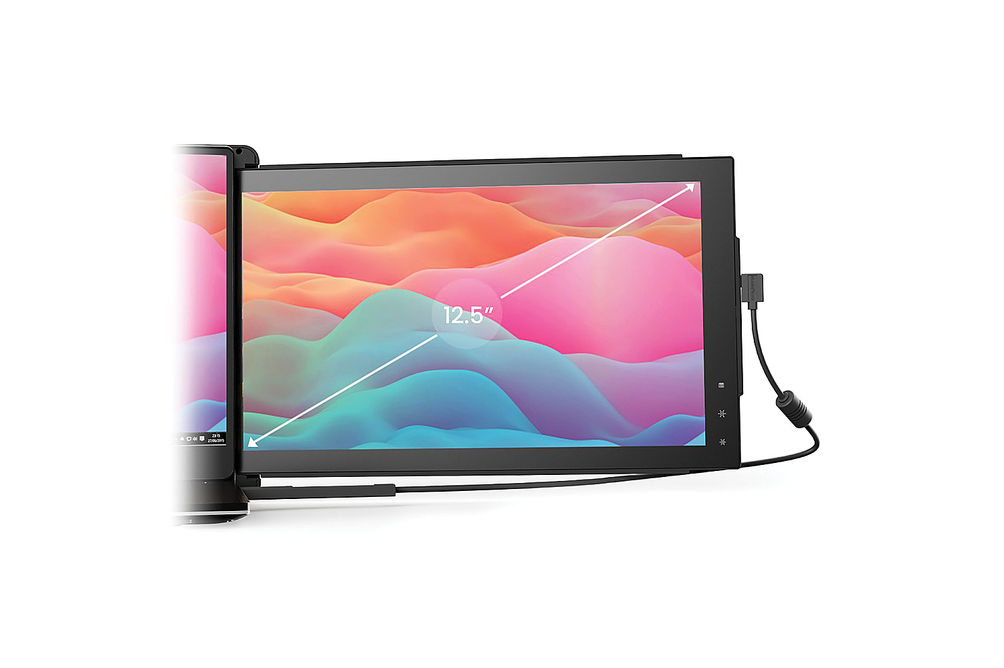 Mobile Pixels - Trio Portable LCD Monitor for Laptops, 12.5'' Full HD IPS (Single Pack Monitor) - B