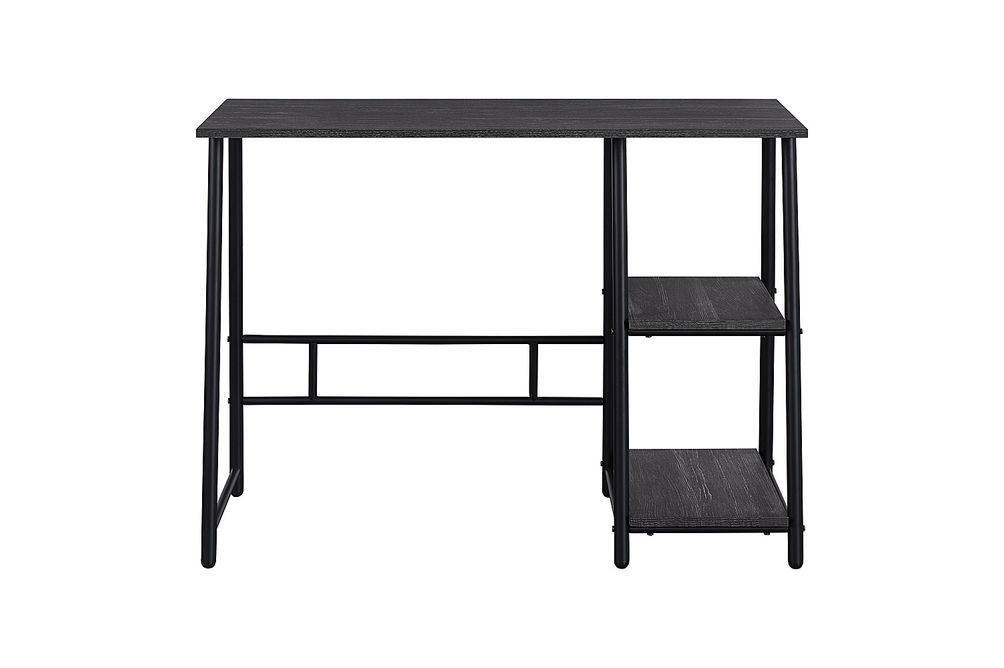 OSP Home Furnishings - Frame Works 40 Desk with Two Storage Shelves in Mocha Finish