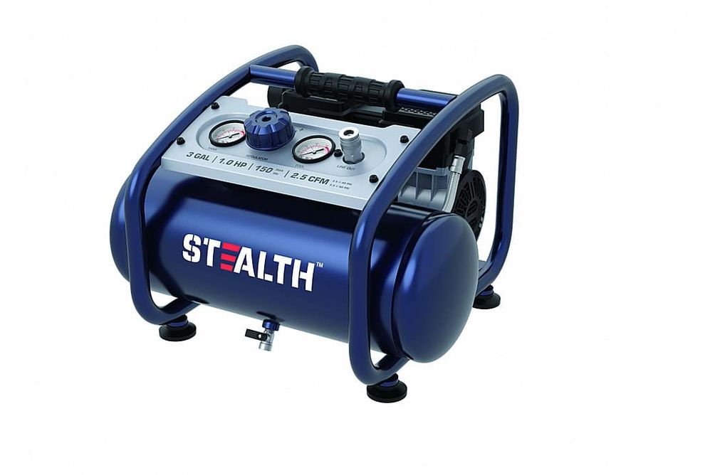 Stealth - 3 Gallon electric air compressor - Blue