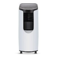 Woozoo - Portable Air Conditioner and Dehumidifier with Remote Control, 10,000 BTU - White