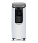 Woozoo - Portable Air Conditioner and Dehumidifier with Remote Control, 10,000 BTU - White