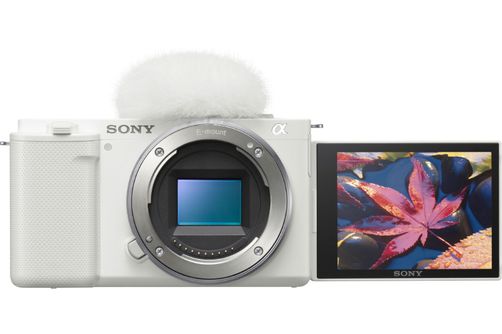 Sony - Alpha ZV-E10 Mirrorless Vlog Camera - Body Only - White