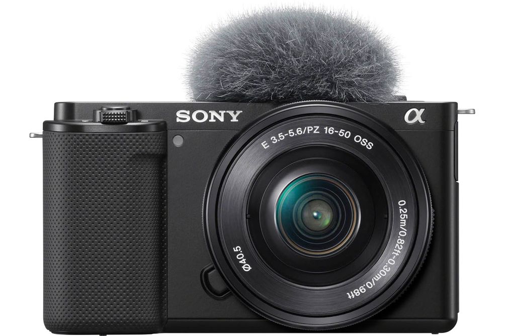 Sony - Alpha ZV-E10 Kit Mirrorless Vlog Camera with 16-50mm Lens - Black