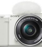 Sony - Alpha ZV-E10 Kit Mirrorless Vlog Camera with 16-50mm Lens - White