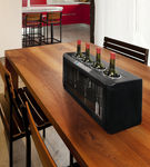 Vinotemp - 4-Bottle Open Wine Cooler - Black