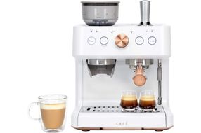 Caf - Bellissimo Semi-Automatic Espresso Machine with 15 bars of pressure, Milk Frother, and Built