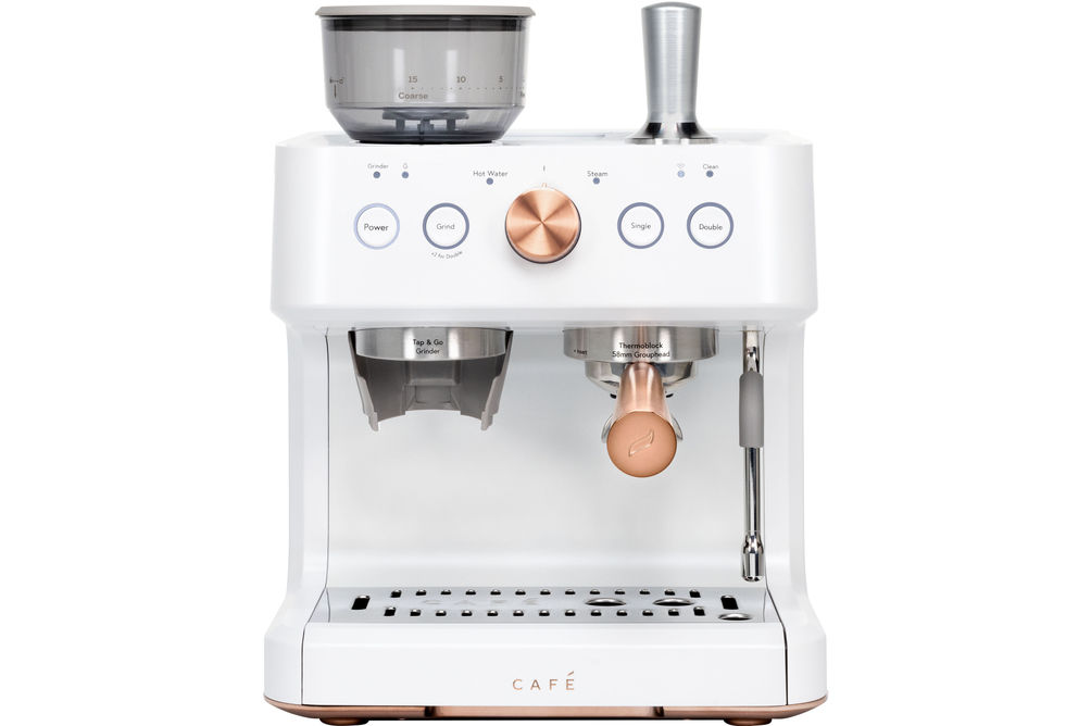 Caf - Bellissimo Semi-Automatic Espresso Machine with 15 bars of pressure, Milk Frother, and Built