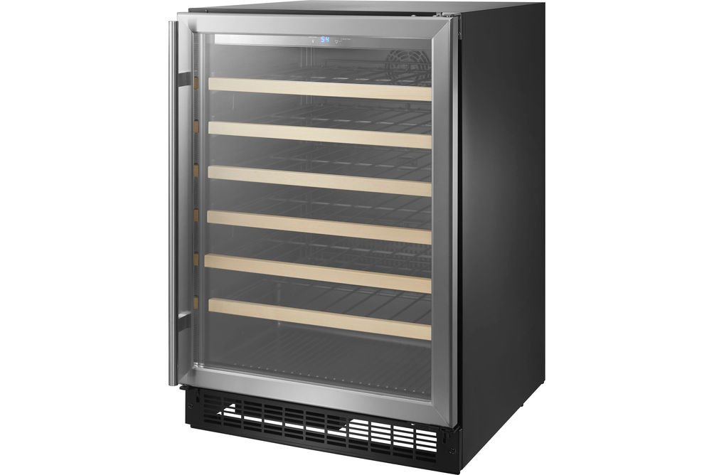 Insignia - 61-Bottle Wine Cooler - Stainless Steel