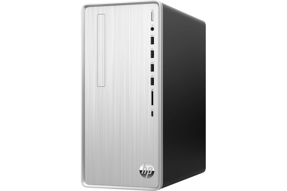 HP - Pavilion Desktop - Intel Core i3 - 8GB Memory - 256GB SSD - Natural Silver